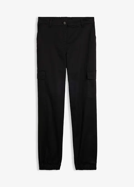 Pantaloni cargo elasticizzati con cotone