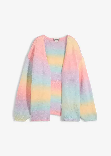 Cardigan in morbido filato misto lana grosso