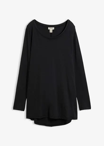 Maglia a maniche lunghe in puro cotone