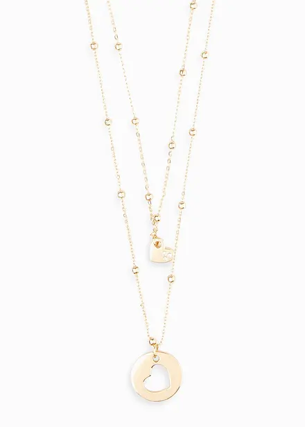 Collane con ciondoli a cuore (set 2 pezzi)