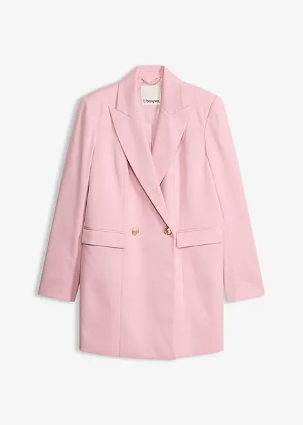 Blazer lungo con bottoni decorativi