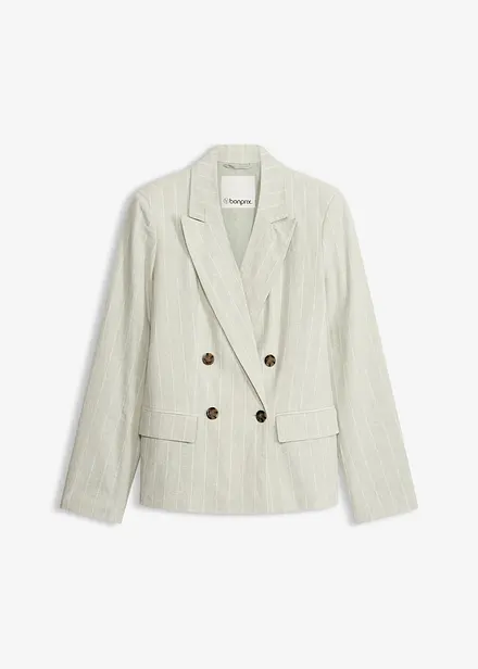 Blazer in misto lino