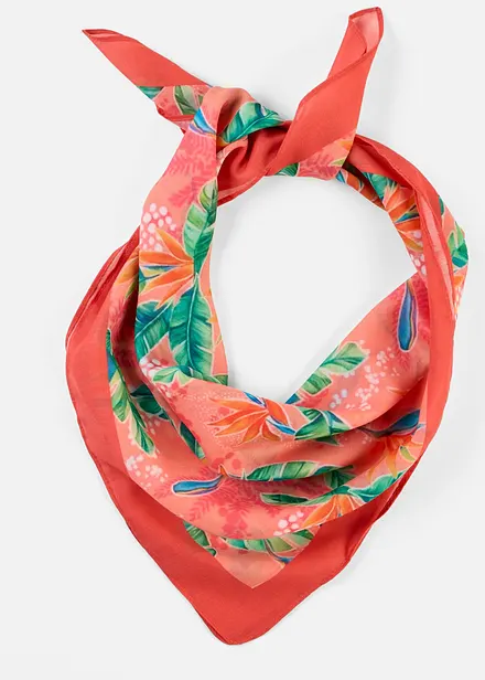 Foulard in fantasia tropicale