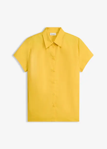 Camicetta a maniche corte in popeline