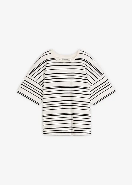 T-shirt in puro cotone a righe