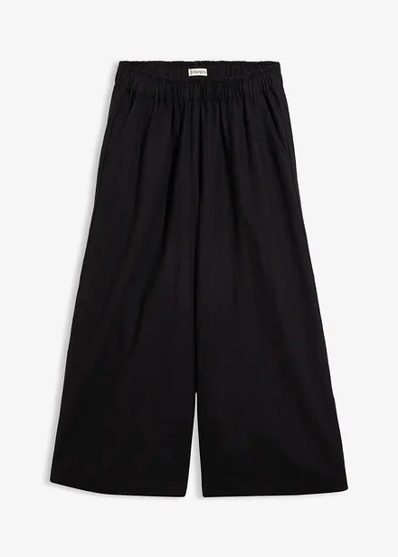 Pantaloni a palazzo in misto lino