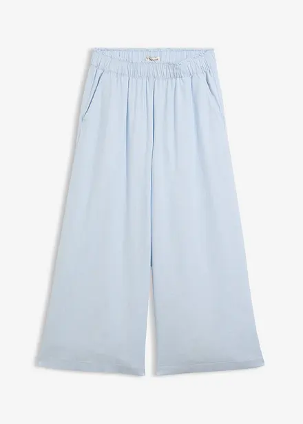 Pantaloni a palazzo in misto lino