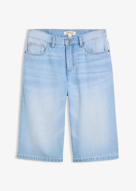 Bermuda in jeans, vita media