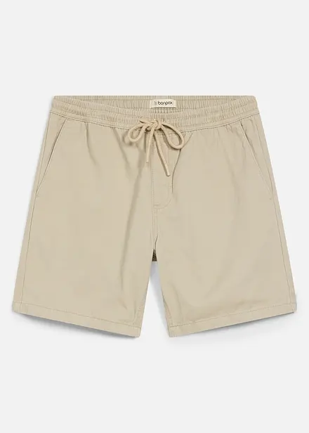 Shorts relaxed fit con elastico in vita