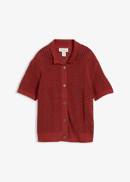 Cardigan traforato