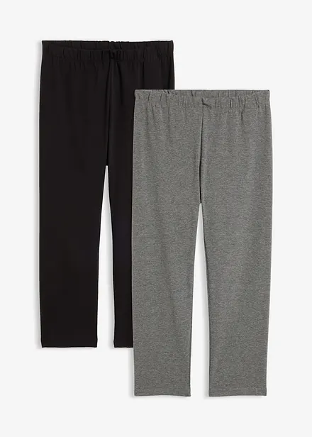 Leggings a pinocchietto (pacco da 2)