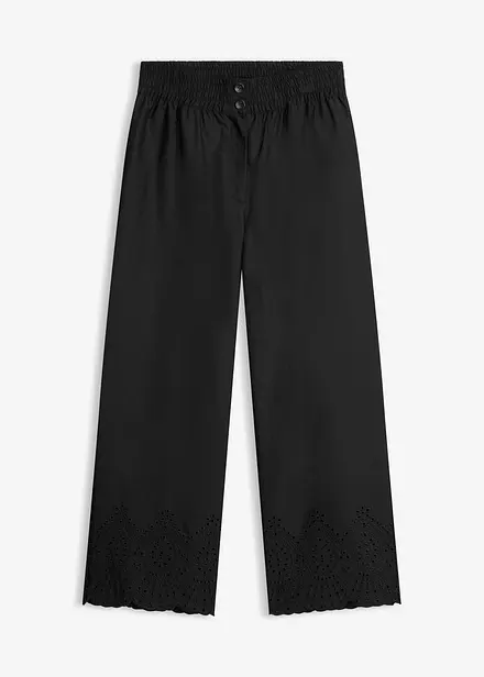 Pantaloni culotte in puro cotone