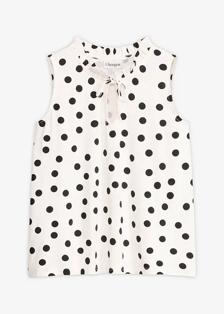 Top in jersey di misto viscosa