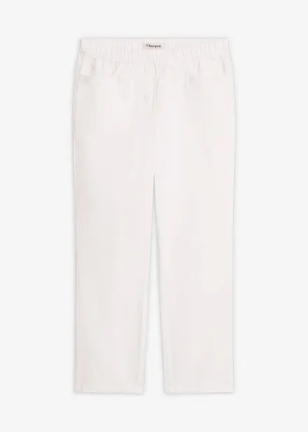 Pantaloni cropped elasticizzati
