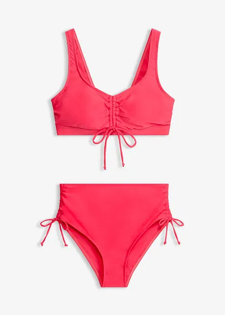 Bikini a bustier con laccetti (set 2 pezzi)