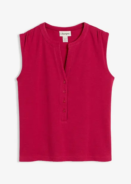 Top in puro cotone biologico