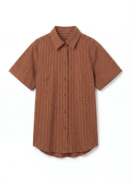Camicia in seersucker