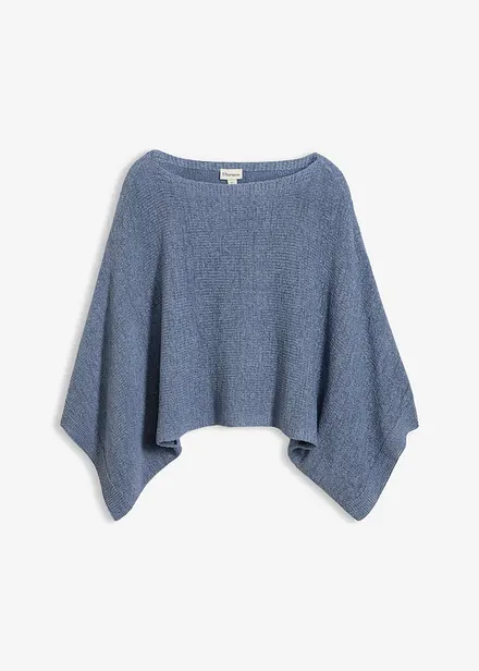 Maglione stile chimono in filato a fettuccia