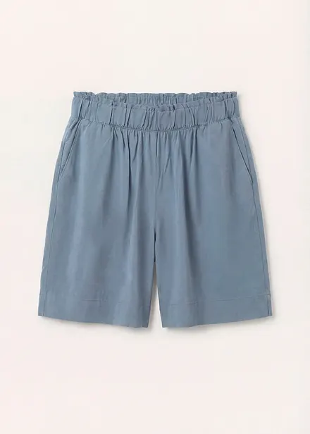 Shorts con elastico in vita in viscosa