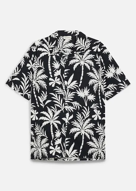 Camicia a maniche corte in puro cotone biologico