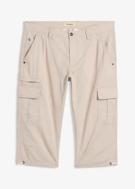 Bermuda cargo lunghi in puro cotone, regular fit