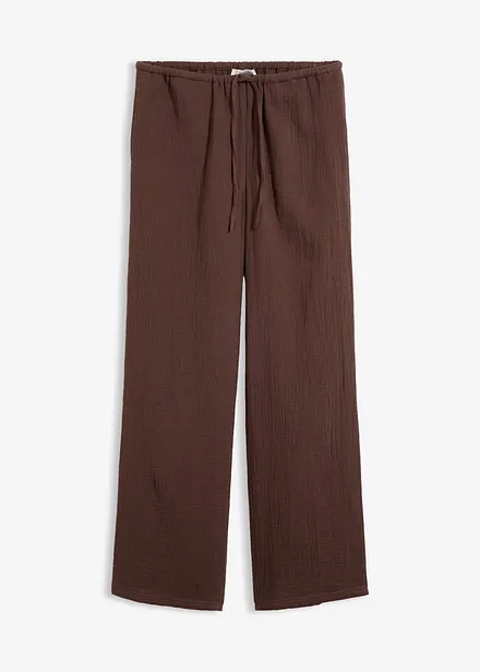 Pantaloni in mussola morbida