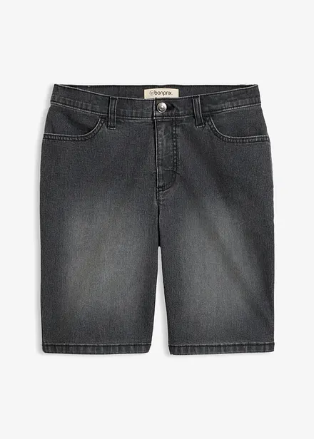 Bermuda in jeans, vita media