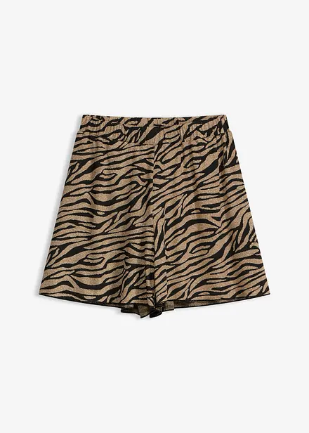 Shorts copricostume in materiale lucido
