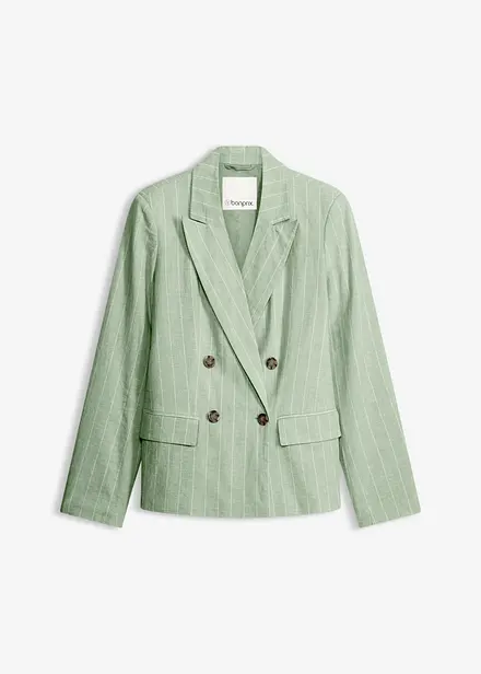 Blazer in misto lino