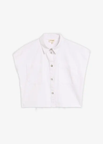 Camicia di jeans boxy cropped
