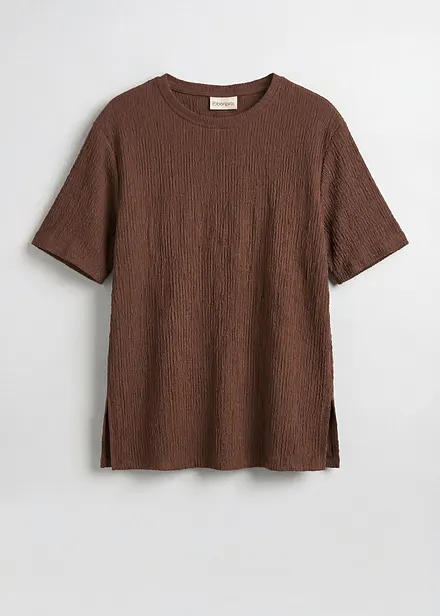Maglia in cr&ecirc;pe stropicciato