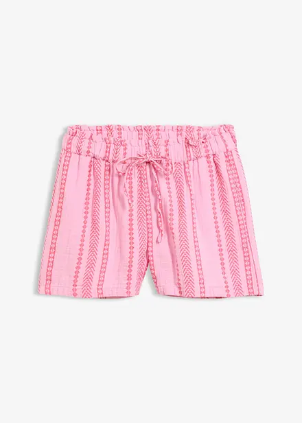 Shorts in mussola fresca