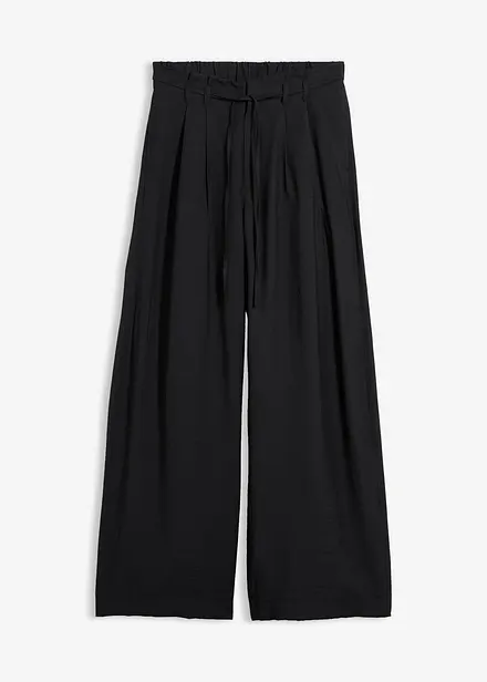 Pantaloni con elastico in vita in misto viscosa