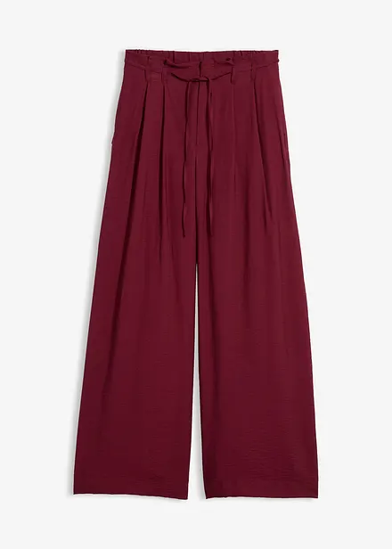 Pantaloni con elastico in vita in misto viscosa