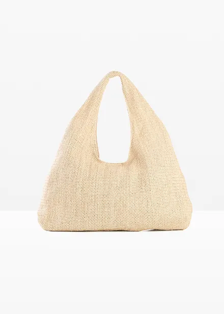 Borsa shopper effetto paglia