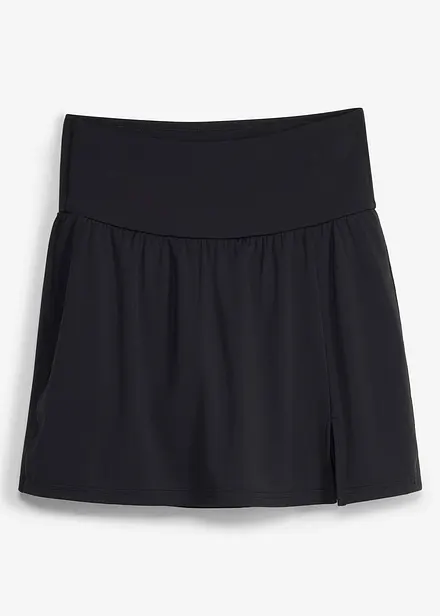 Gonna per sport con pantaloncini integrati, asciugatura rapida