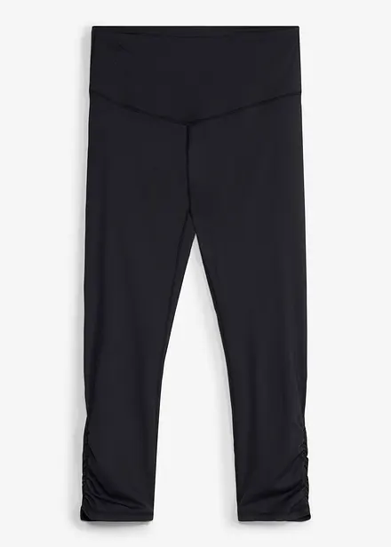 Leggings capri sportivi ultra leggeri con arricciatura, asciugatura rapida