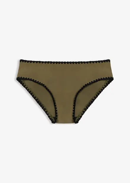 Slip per bikini con ricamo