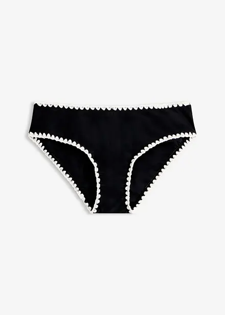 Slip per bikini con ricamo