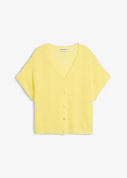 Cardigan oversize in filato fine