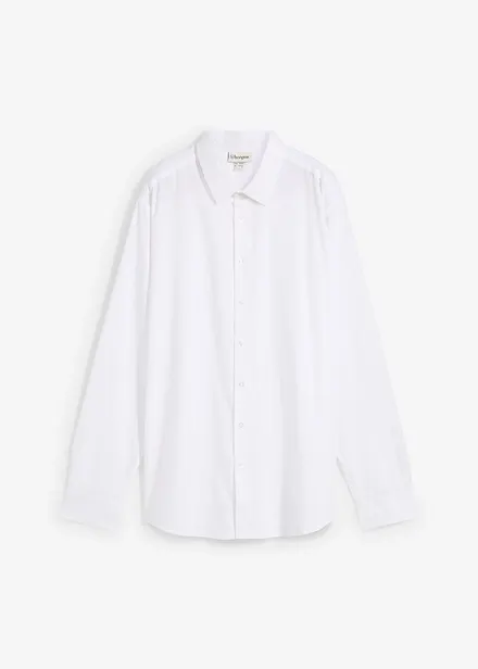 Camicia elegante no stiro in puro cotone, regular fit