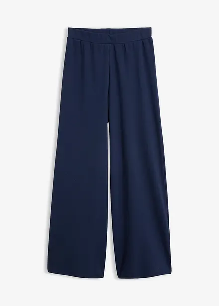 Pantaloni larghi in piquet