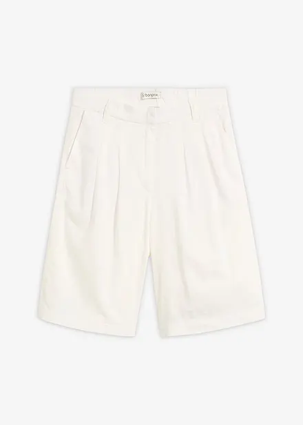 Bermuda in jeans, vita media