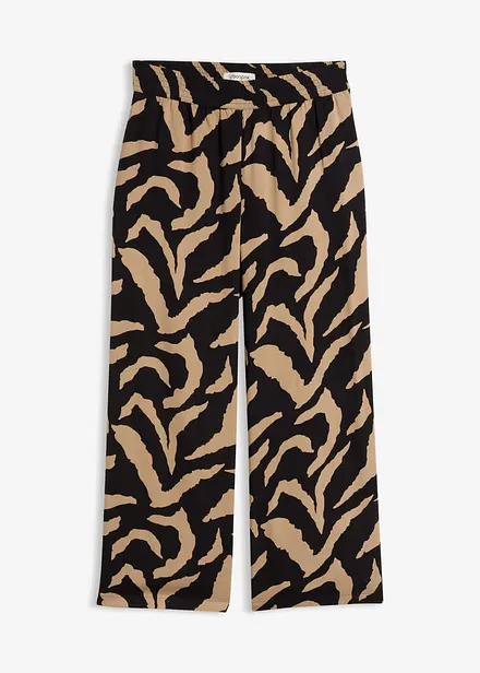 Pantaloni larghi in misto viscosa morbido