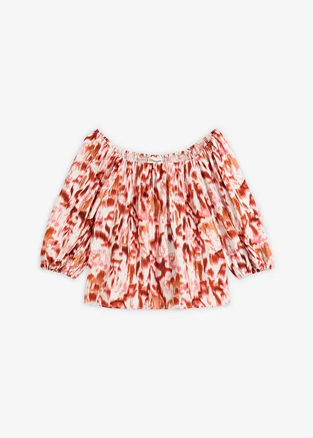 Blusa in misto viscosa fine