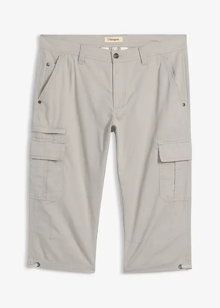Bermuda cargo lunghi in puro cotone, regular fit