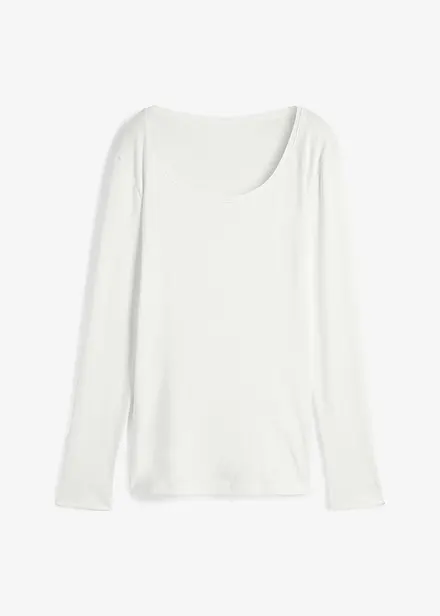 Maglia a maniche lunghe in puro cotone biologico