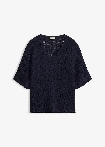 Maglione in filato a fettuccia