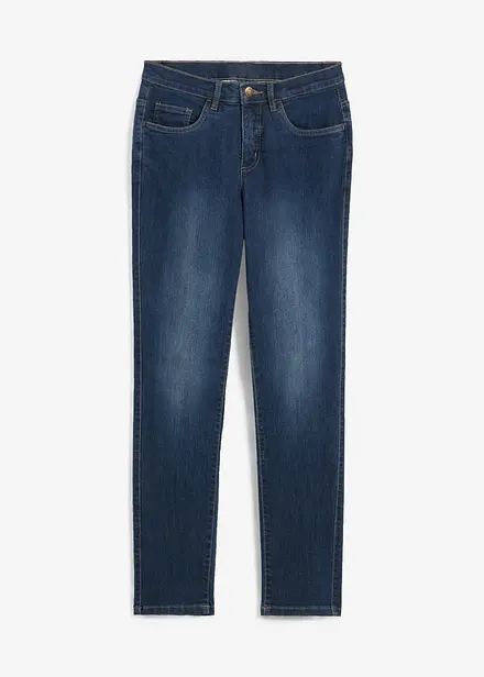 Jeans elasticizzati straight, vita media