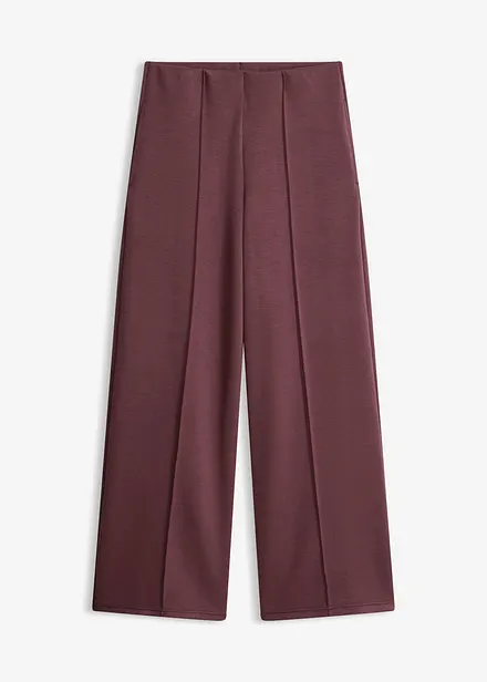 Pantaloni in misto viscosa effetto neoprene